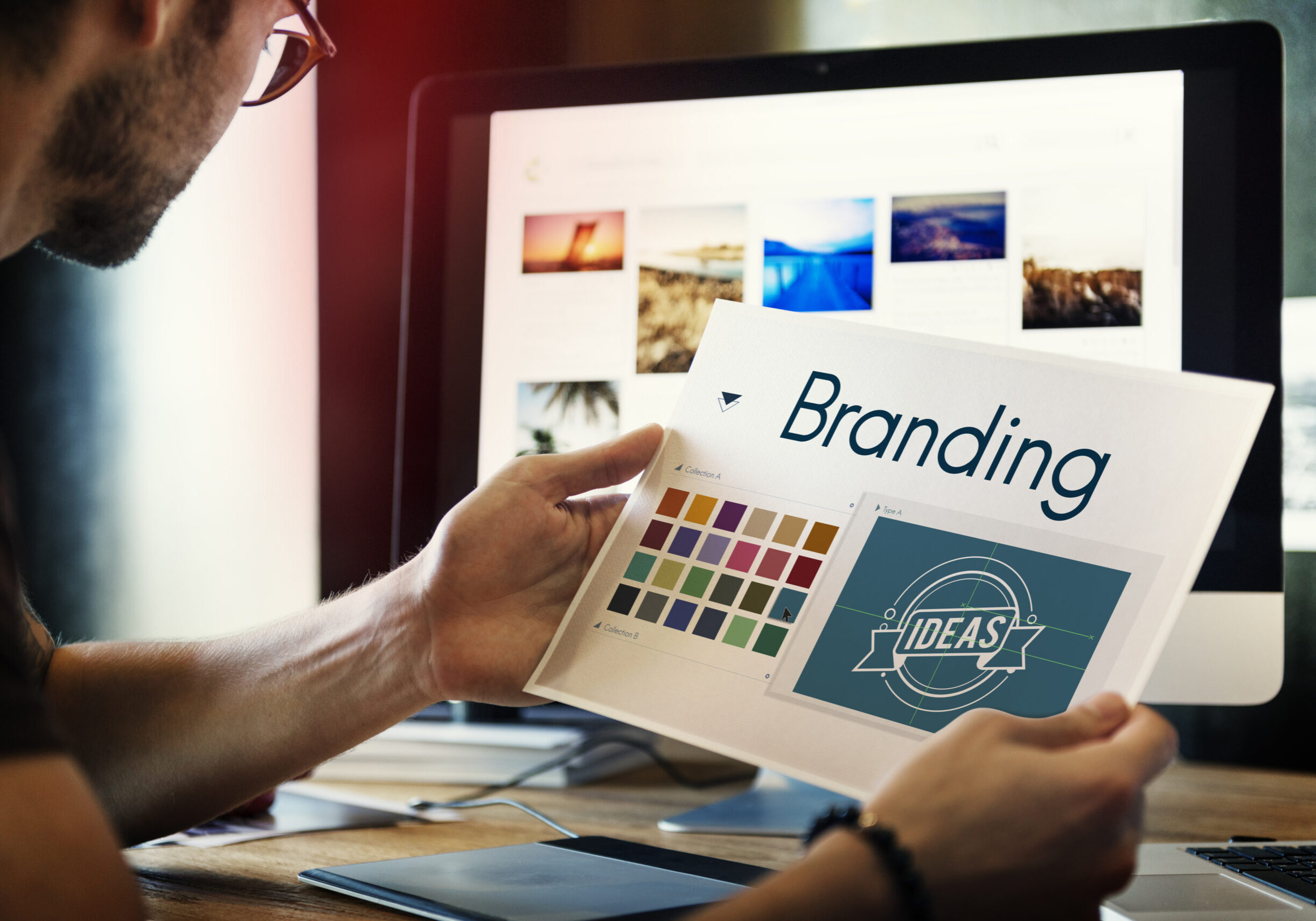 Branding Ideas Design Identitiy Marketing Concept